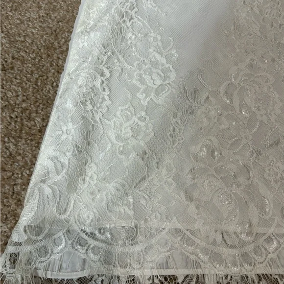Sam Edelman white lace zip up tank top size S-NWT - Picture 5 of 11
